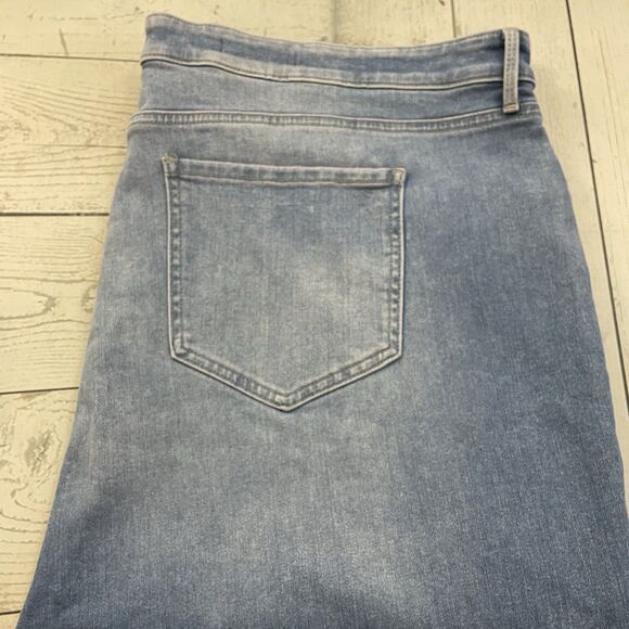 NYDJ Denim - NYDJ Women's 24W Blue Lift Tuck Technology Girlfriend Straight Stretch Jeans